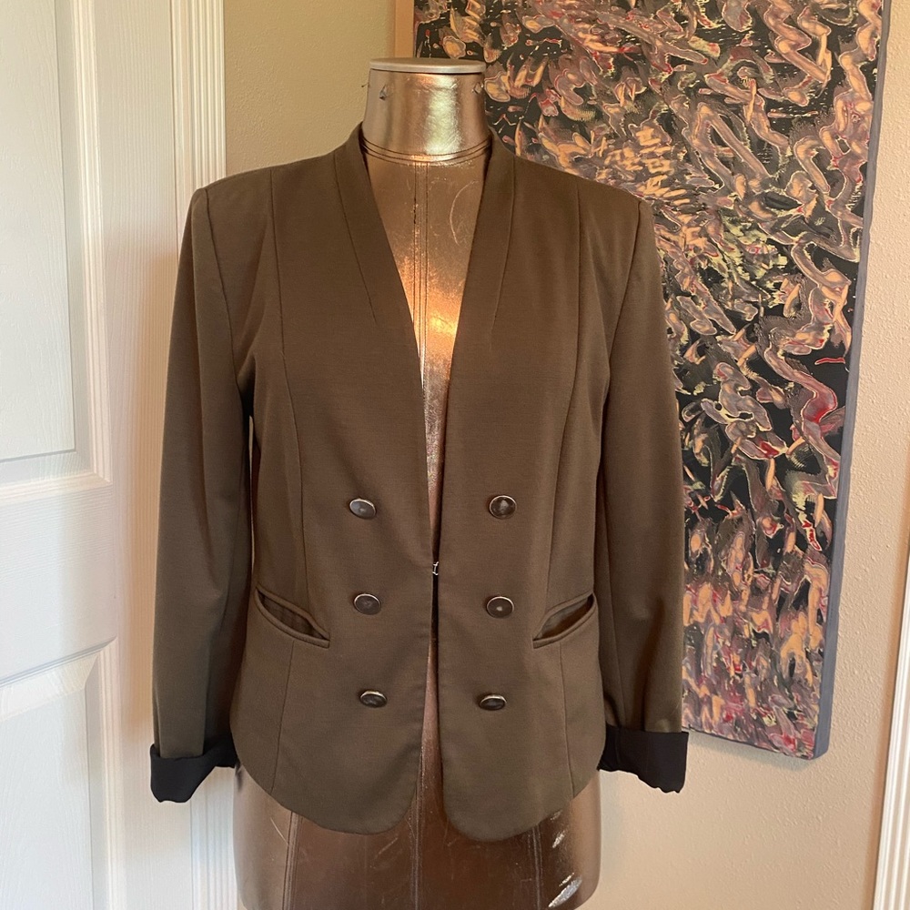 Forever 21 olive green blazer size large